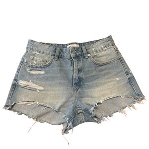 Zara light wash denim shorts size 4